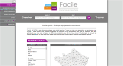 Desktop Screenshot of facile-sports.com